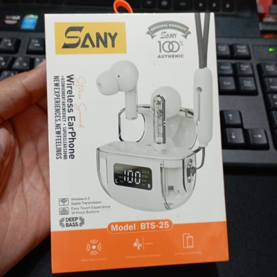 SANY BTS-25=Transparent Wireless Earphone